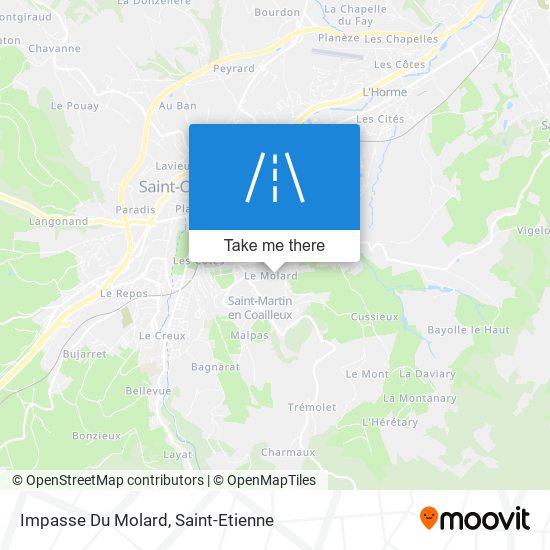 Mapa Impasse Du Molard