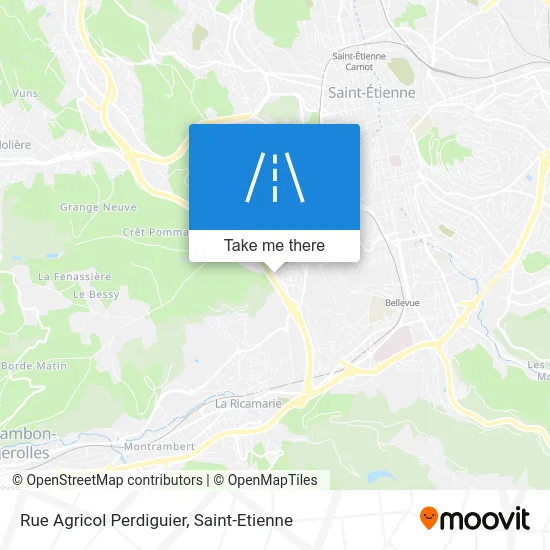 Rue Agricol Perdiguier map