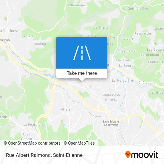 Rue Albert Raimond map