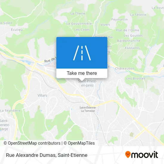 Rue Alexandre Dumas map