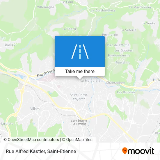 Rue Alfred Kastler map