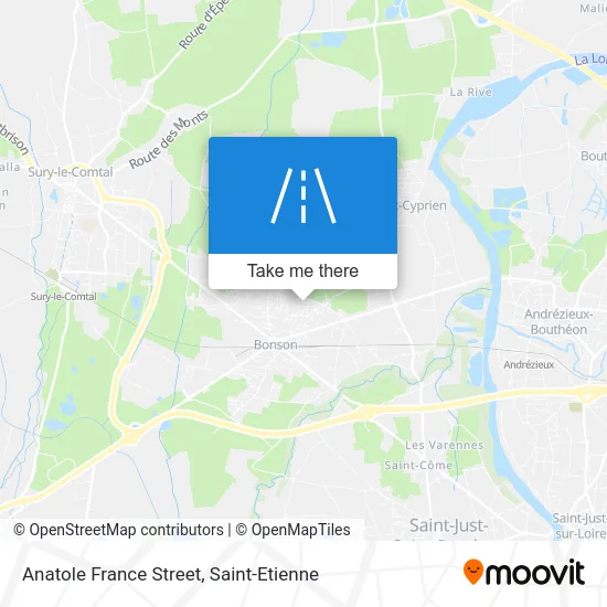 Rue Anatole France map