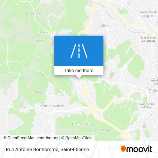 Rue Antoine Bonhomme map