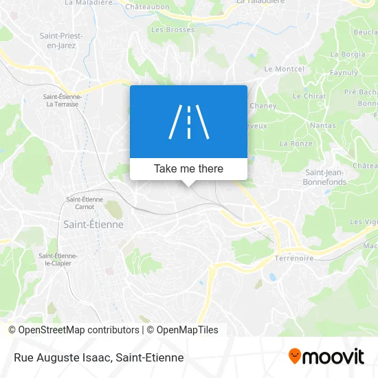 Rue Auguste Isaac map