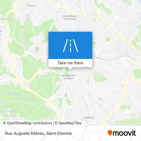 Rue Auguste Râteau map