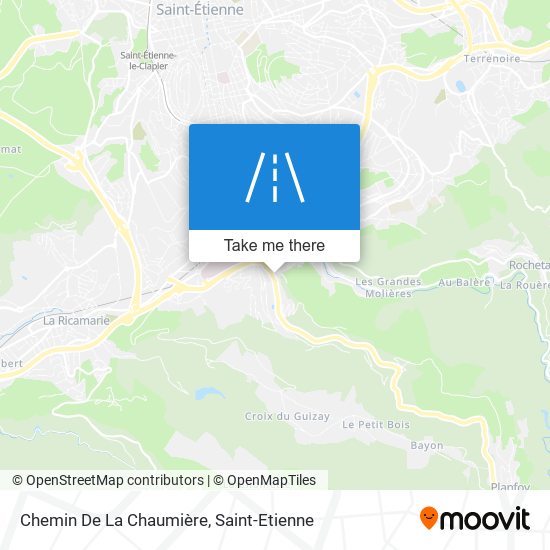 Chemin De La Chaumière map