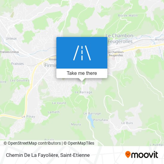 Mapa Chemin De La Fayolière
