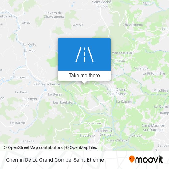 Mapa Chemin De La Grand Combe