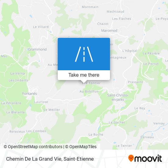 Chemin De La Grand Vie map