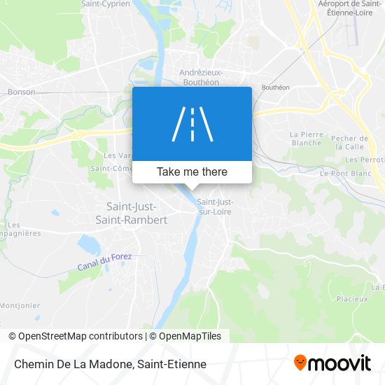 Mapa Chemin De La Madone