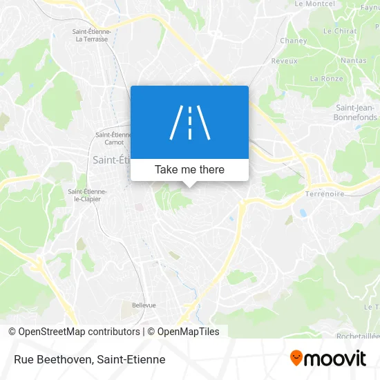 Rue Beethoven map