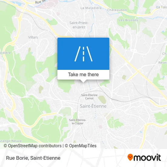 Rue Borie map