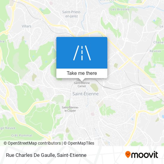 Rue Charles De Gaulle map