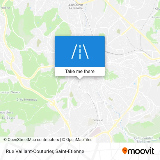 Rue Vaillant-Couturier map