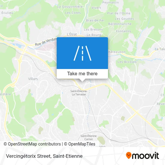 Rue Vercingétorix map