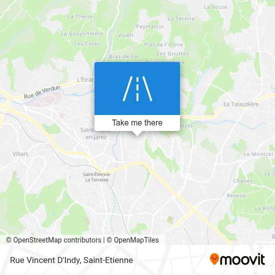 Rue Vincent D'Indy map