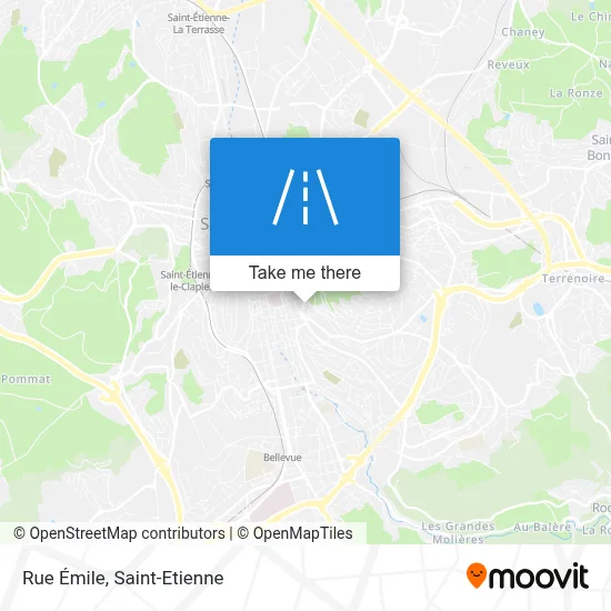Rue Émile map