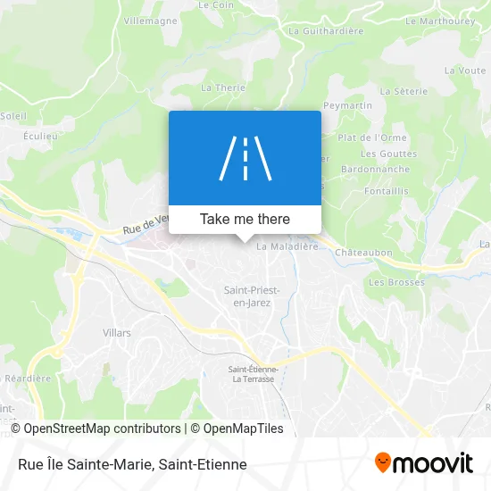 Rue Île Sainte-Marie map