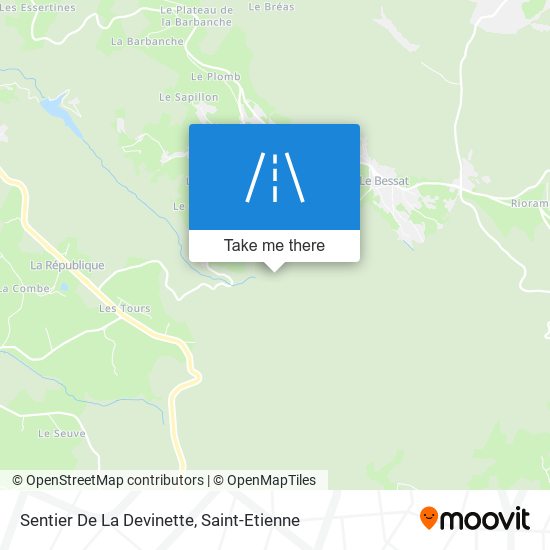 Mapa Sentier De La Devinette