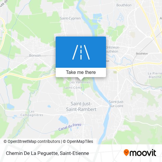 Chemin De La Peguette map