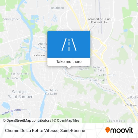 Chemin De La Petite Vitesse map