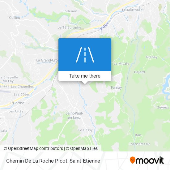 Chemin De La Roche Picot map