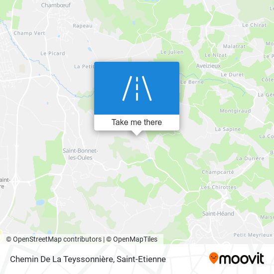 Chemin De La Teyssonnière map