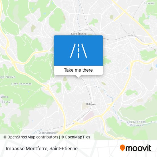 Impasse Montferré map