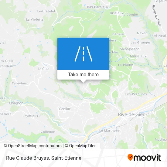Rue Claude Bruyas map