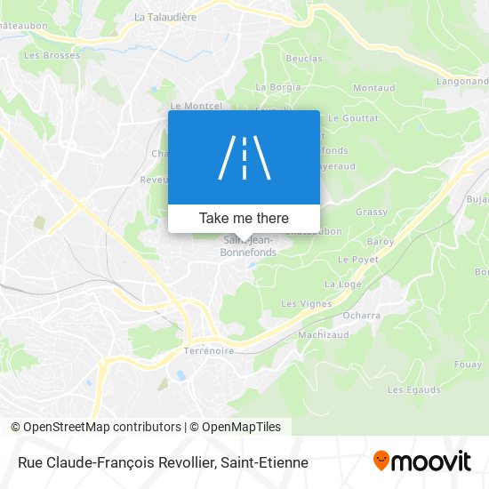 Mapa Rue Claude-François Revollier