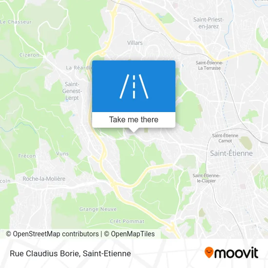 Rue Claudius Borie map