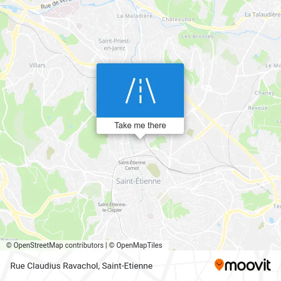 Rue Claudius Ravachol map