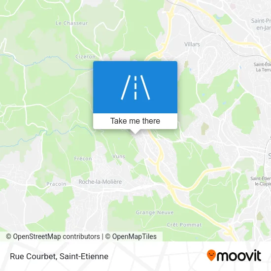 Rue Courbet map