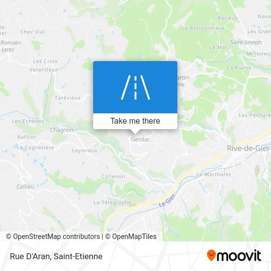 Rue D'Aran map