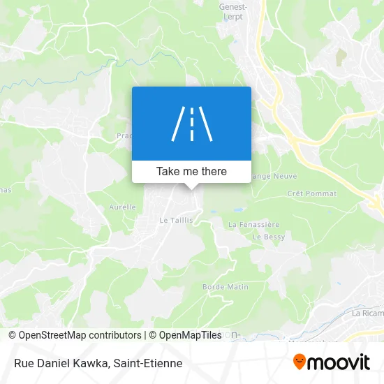 Rue Daniel Kawka map