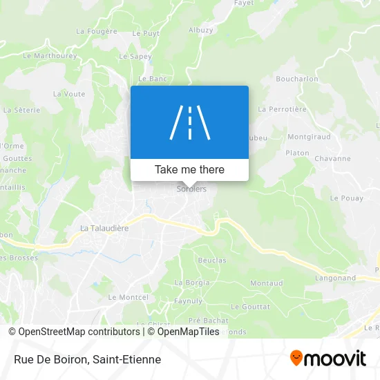 Rue De Boiron map