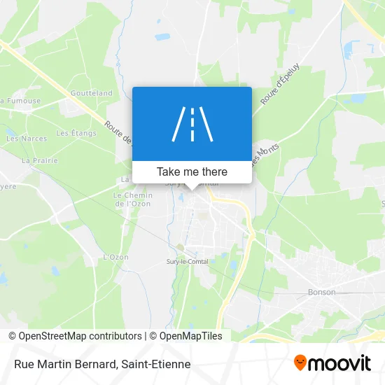 Rue Martin Bernard map