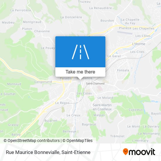 Mapa Rue Maurice Bonnevialle