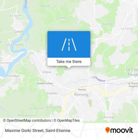 Rue Maxime Gorki map