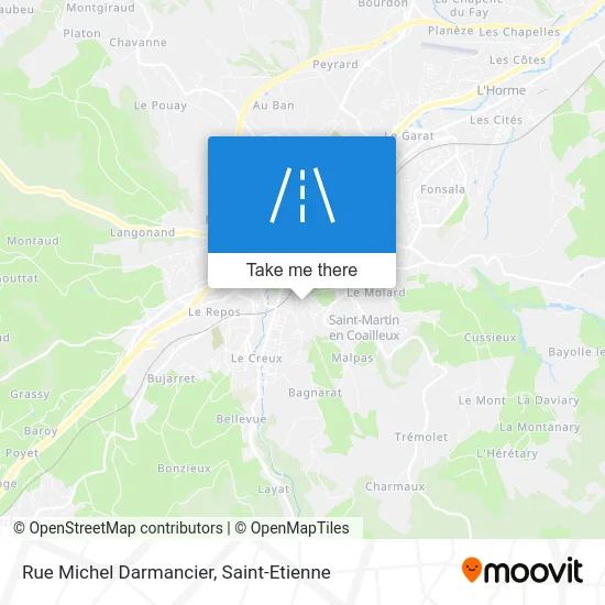 Rue Michel Darmancier map