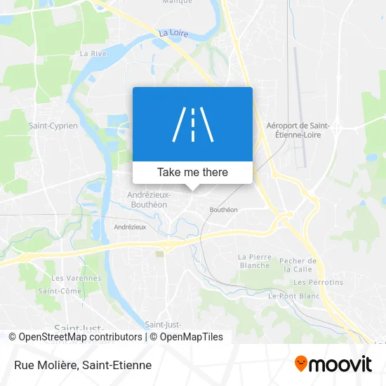Rue Molière map