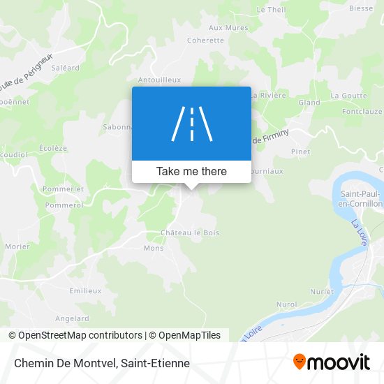 Chemin De Montvel map