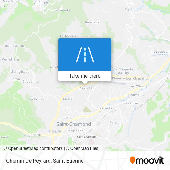 Chemin De Peyrard map