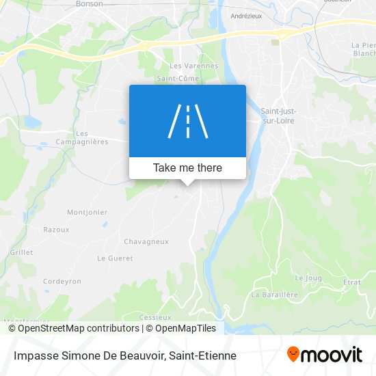 Impasse Simone De Beauvoir map