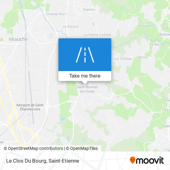 Mapa Le Clos Du Bourg