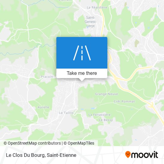 Le Clos Du Bourg map