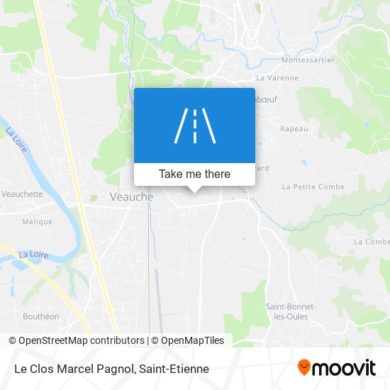 Le Clos Marcel Pagnol map