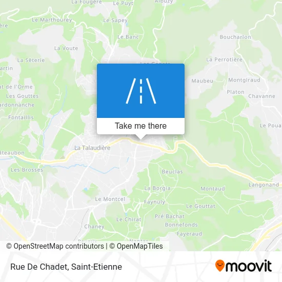 Rue De Chadet map