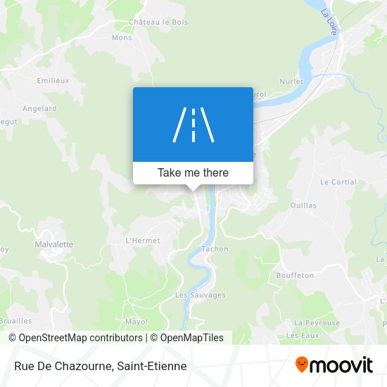 Rue De Chazourne map