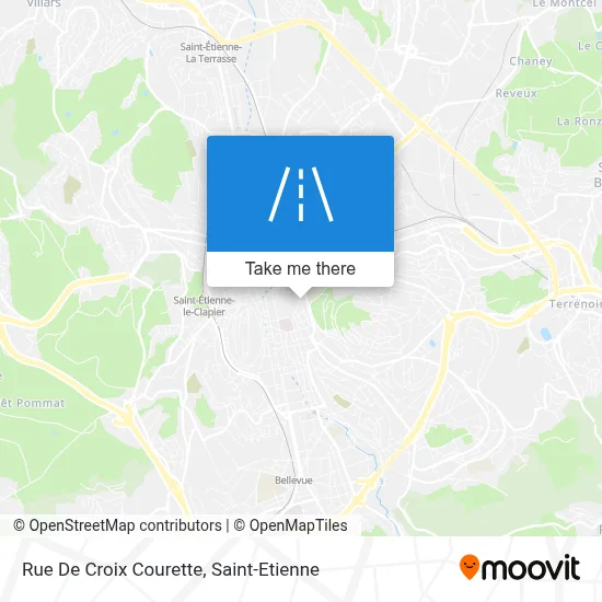 Rue De Croix Courette map